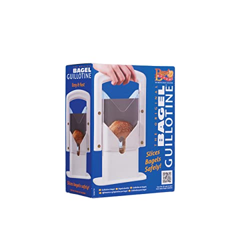 Hoan The Original Bagel Guillotine Universal Slicer, 9.25-Inch, White #TOP3