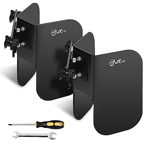 TOBUMO 2 Pack L-Track Wheel Chock |L Track Motorcycle Wheel Chock for Dirt Bikes|L-Track Accessories for Enclosed Trailer L-Track Wall Mount Motorcycle Tire for Garages Trailers|L Track tie Down