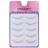 Frihappy Bottom Lashes - Natural Look Lower Lashes, 5 Pairs RX11