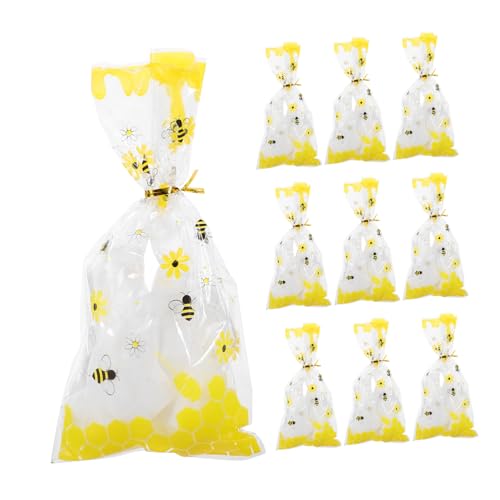 IWOWHERO 小さな動物カー付き ディバッグ お菓子 ス 包装用透明 袋 耐久性製