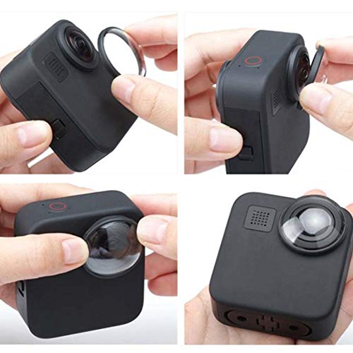 Mugast Lens Protective Cover,2PCS Waterproof Dustproof Acrylic Action Camera Lens Protection Cover,for GoPro Max Sports Camera - Image 4