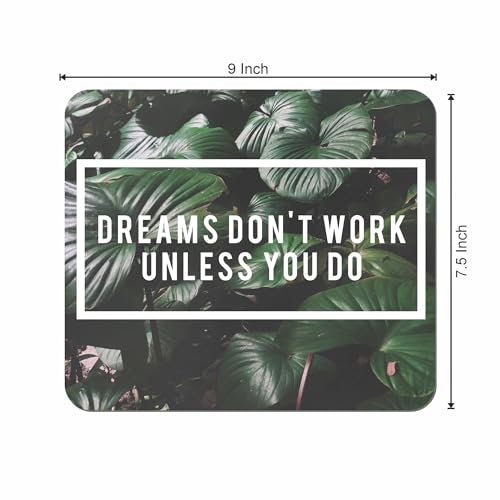 Image of Tshirtwala Dream Does Not Work Unless You DO Printed Mouse Pad