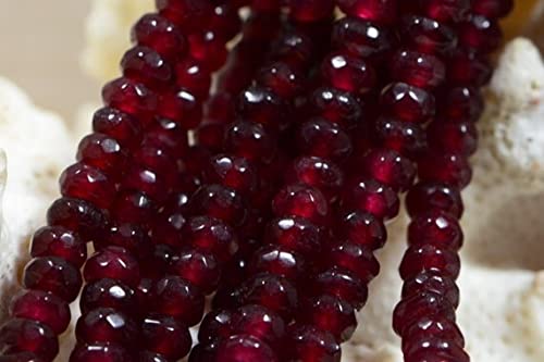 Perles en quartz imitation rubis 4mm LKBEADS pour création de bijoux DIY