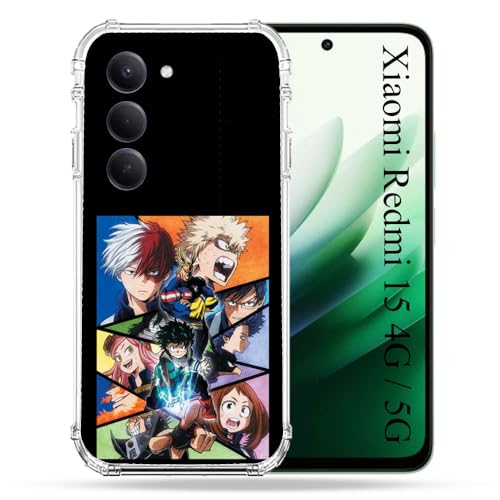 Coque Xiaomi Redmi 15 5G My Hero Academia pour protéger son mobile