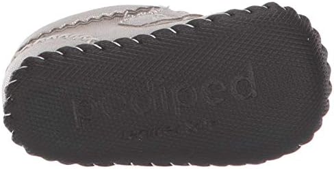 pediped Baby Girls Boot Crib Shoe, Silver, 0 6 Months Infant | Image 3