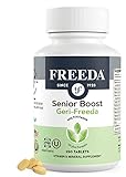 Freeda Senior Multivitamin - Kosher Vitamins for Men & Women 60 and Over - One Daily Coated Tablet - Women’s & Men’s Vitamins Multivitamin 60 Plus - Vitamins for Women Over 60 Plus Elderly (250 Count)