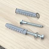 12 PCS Heavy-Duty Masonry Brick Wall Fixing Screws Bolts Anchors - Hex Self-Tapping Screws with Expansion Plugs and Washers for TV Mounts, Water Heaters, and Cabinet Installation (M8) - Image 4