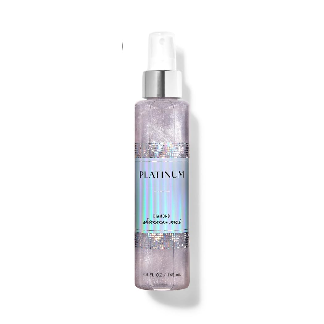 Platinum Diamond Shimmer Mist - Full Size, 4.9 fl oz/ 145 mL (Packaging Label Artwork Styles May Vary)