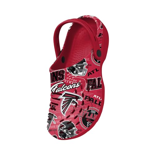 Image of FOCO Arizona Cardinals NFL Mens Historic Print Clog with Strap