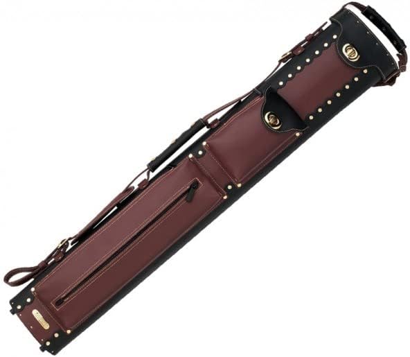 InStroke 2 Butt and 4 Shaft Cowboy Pool Cue Cases Color: Black
