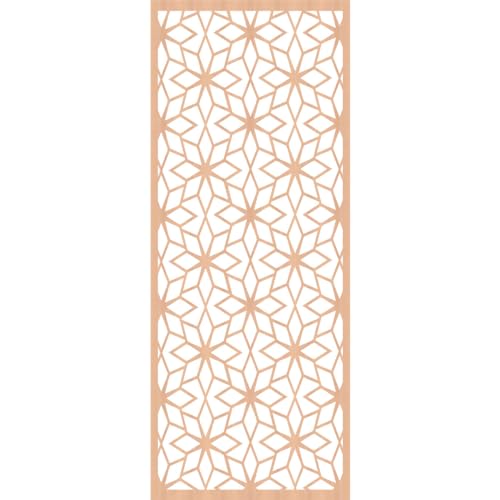 Image of Lake Decorative Pierced Fretwork Wood Wall Panels, 29 3 /8 inchW x 74 3 /8 inchH x 3 /8 inchT, Alder