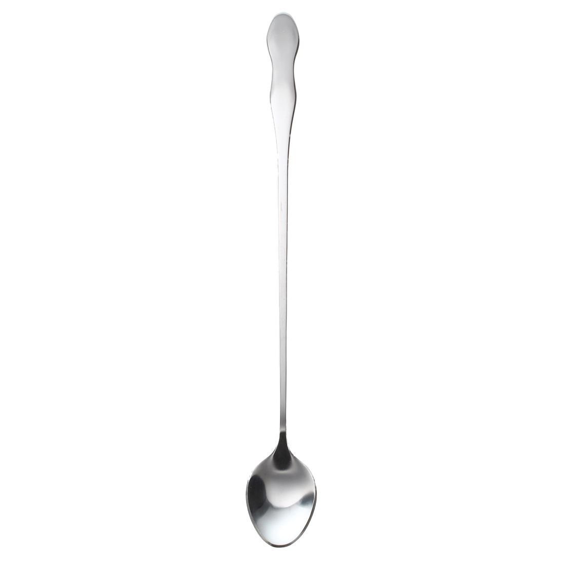 12-inch cuchara larga de té de acero inoxidable para mezclar,agitación de cócteles,café,zumos,juego de 4