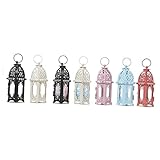 Bougeoirs : construits avec un matériau en fer durable, peuvent vous durer longtemps.