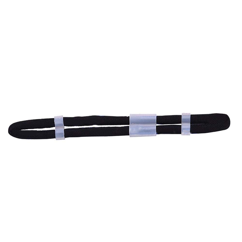 Dragonne reglable pour Les arcs recourbes, Accessoire de tir Bandeau de Doigt de tir à l'arc réglable pour tir à l'arc Classique Accessoire de tir de Chasse à l'arc(M-Noir)