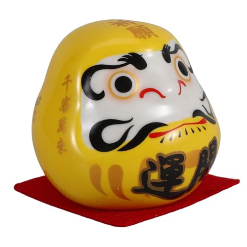 Figurine japonaise en céramique de chat porte-bonheur zen pour la maison