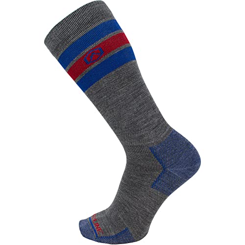 CloudLine Men’s and Women’s Merino Wool Graduated Compression Socks - Ultralight, Moisture Wicking, Made in USA - 1 Pair2