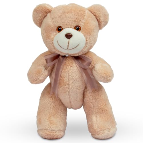 Ursinho de Pelúcia Antialérgico para Decoração 20cm (Caramelo/Marrom)
