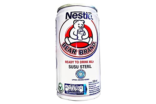 Amazon Com Nestle Bear Brand Susu Steril Ready To Drink Milk 1 Ml 6 39 Oz Pack Of 1 Grocery Gourmet Food