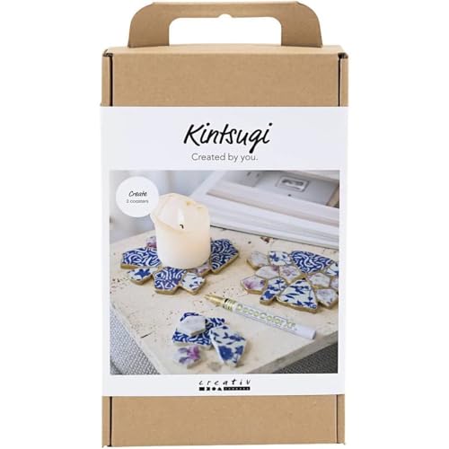 Kit de sous-verres Kintsugi Creativ Craft idée cadeau DIY