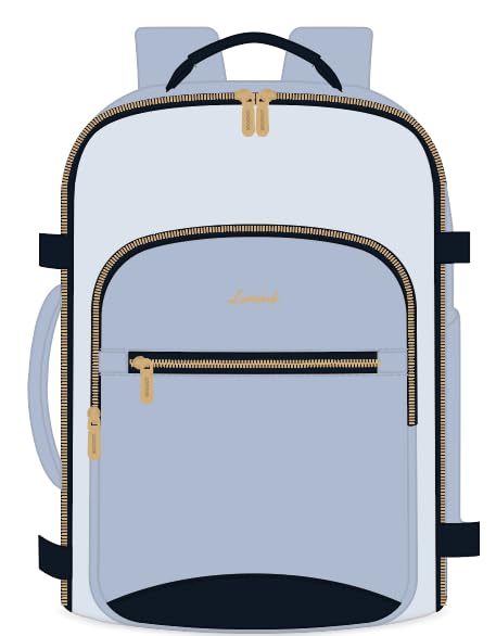 Image of LOVEVOOK 40L Travel Backpack for Women & Men, Airline Approved Carry On Luggage with 3 Packing Cubes, TSA Overnight Bags, Waterproof Personal Item Bag, Weekender Essentials Backpacks fits 17 inch Laptop