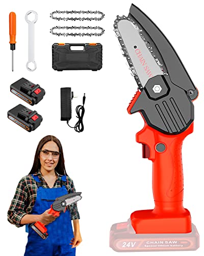 Portable Tronconneuse Electrique sans Fil Scie Électrique à Main Cover