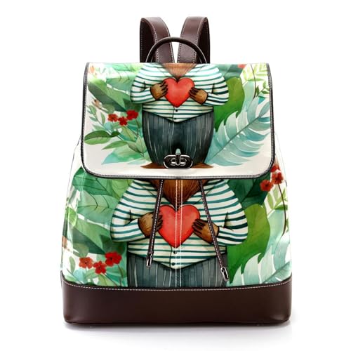 Sac à dos de voyage ours et forêt 10.5x5x12.5 in D3i1fe21lrhxon