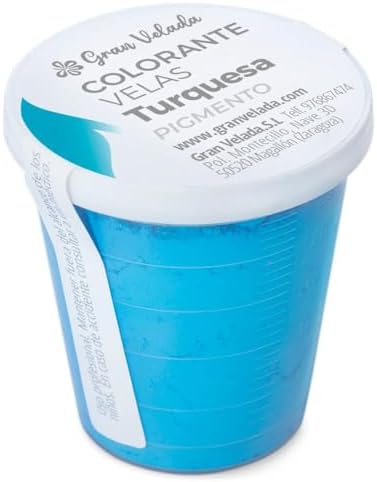 Gran Velada - Colorante en Polvo Turquesa para Velas 30 cc | Alta...