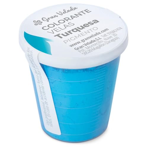 Gran Velada - Colorante en Polvo Turquesa para Velas 30 cc | Alta...