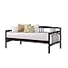 DHP Kaybed Solid Wood Twin Espresso Contemporary Bed Frame