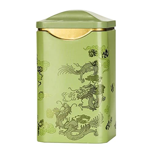 HJUGHPN Recipiente de metal para té, café, azúcar, lata de hojalata vacía