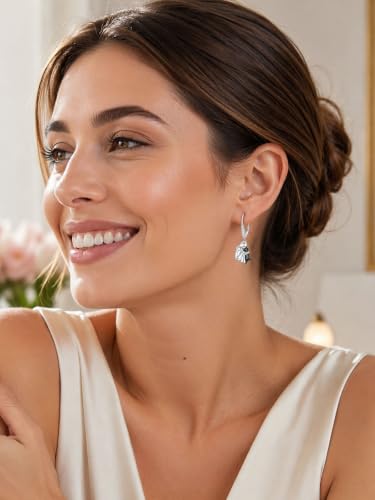 Image of 925 Sterling Silver Dog Earrings Cute Animal Puppy Stud Earrings Dog Jewelry Gifts for Women Girls Pet Lover Hypoallergenic Earrings for Sensitive Ears