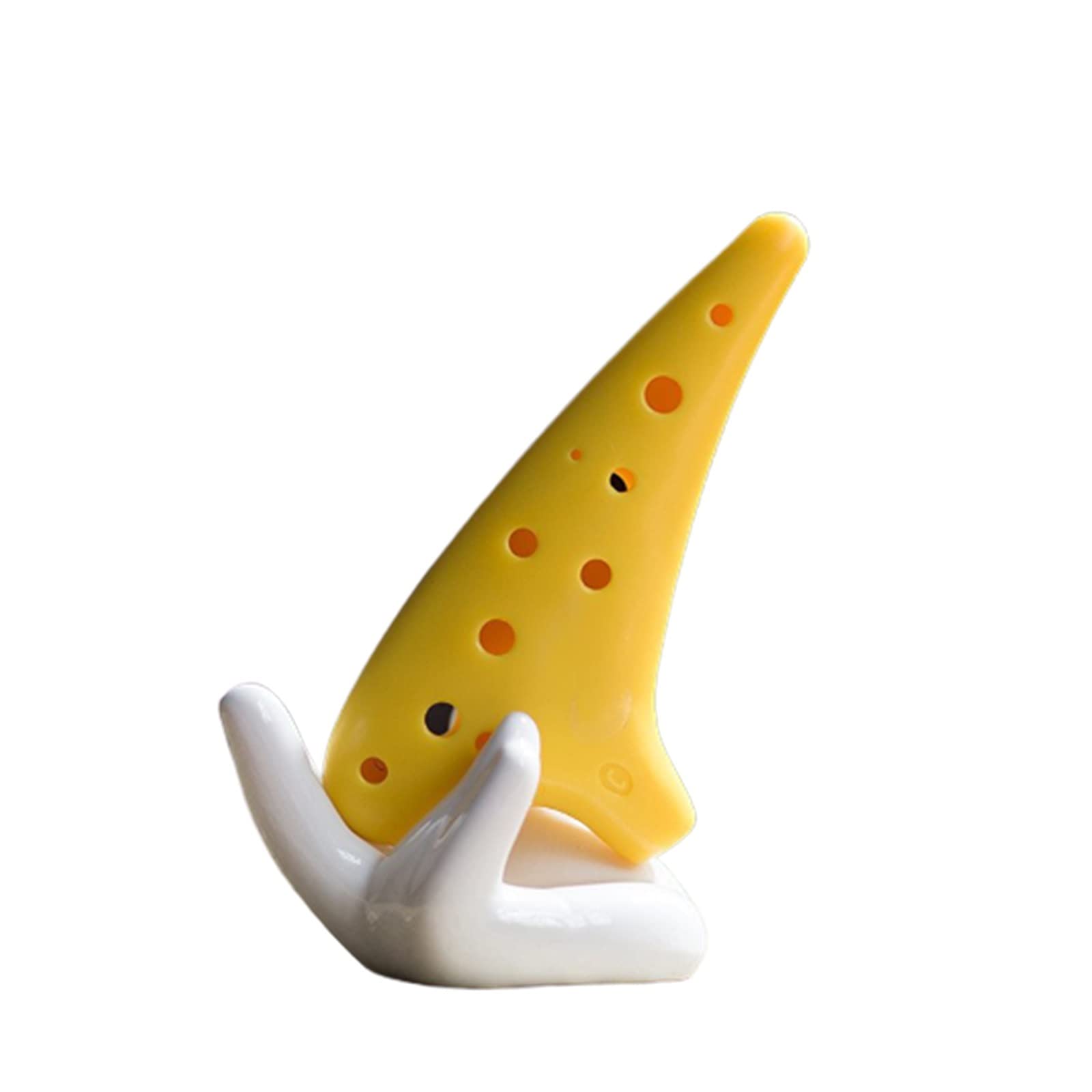 Ocarina flöte 12-Loch SC-gestimmte Kunstharz-Okarina 12-Loch-Kunststoff-Okarina Mit Hoher C-Stimmung Für Anfänger Für Spielen (Color : 3/4)