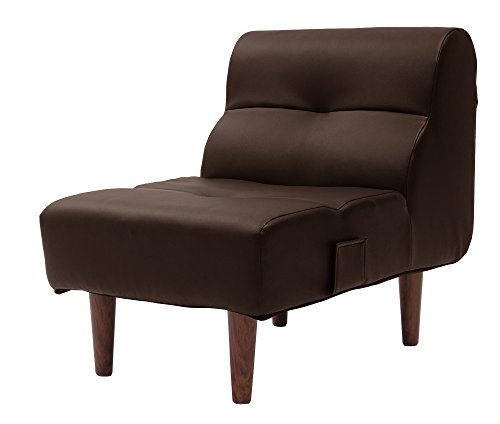 セルタン ソファー ブラウン AUGUST オーガスト シングルタイプ ポケットコイル PVC レザー 組合せ自在 高反発 日本製 A529p-S-595BR