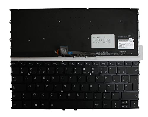 Clavier rétro-éclairé haut de gamme noir pour PC portable Lenovo Yoga 9 14ITL5