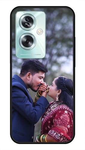Image of NDCOM for Customised Oppo A79 5G Back Cover, Durable Oppo A 79 5G Back Cover, DIY Personalised Photo Design | Customized Gift Custom Text Name Printed Metal Case