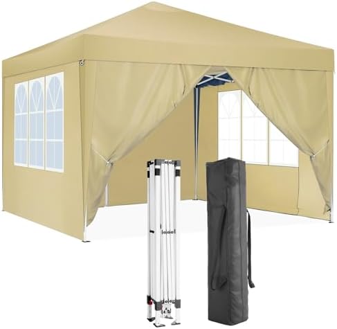 Amazon.de TOOLUCK Pavillon 3x3 Faltpavillon Wasserdicht Stabil