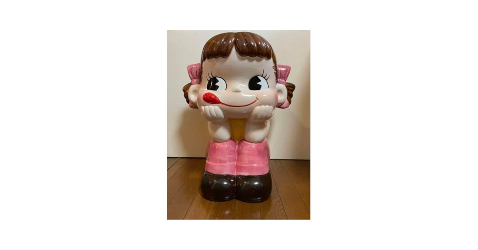 【激レア 美品】じゃんけんペコちゃん 付録の「ペコちゃんポーチ」が激カワ！ミルキーの総柄で