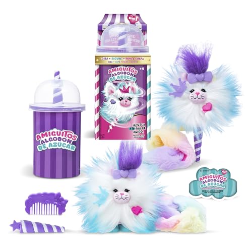 Bizak Amiguitos de Algodón de Azúcar, Peluches de Animales con Olor, unboxing de algodón de azúcar y Accesorios para intercambiar, Modelo Sorpresa (64120002) Bizak Amiguitos de Algodón de Azúcar, Peluches de Animales con Olor, unboxing de algodón de azúcar y Accesorios para intercambiar, Modelo Sorpresa (64120002)