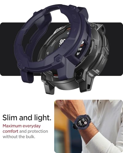 Funda resistente compatible con Garmin Instinct 3 Solar de 45 mm accesorio anticaídas suave 6