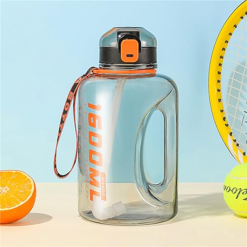 Gourde 1600ml anti-fuite pour gym, yoga et camping en plein air