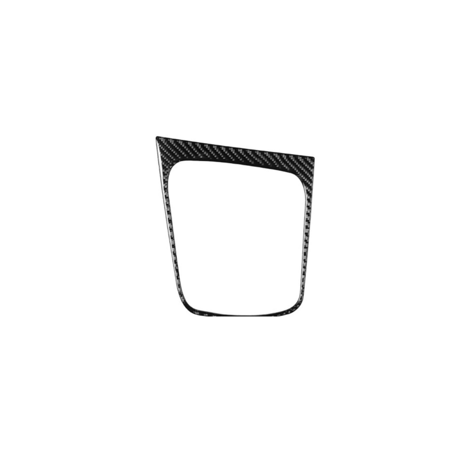 QBKGMEWCA Car Gear Shift Frame Panel Sticker Compatible for Seat Leon MK3 2013 2014 2015 LHD RHD Real Soft Carbon Fiber Trim Interior Accessories(Type2)