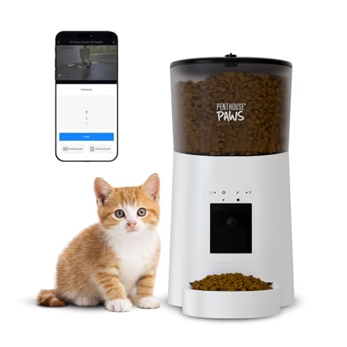 Smart HD Automatic Cat Feeder with 1080P Camera & Night