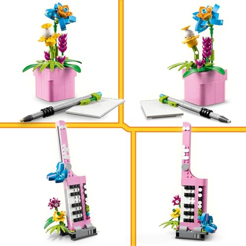 Image of LEGO Creator 3in1 Typewriter with Flowers Toy Playset 31169 Building Blocks Toys for 8+ Gift for Boys and Girls