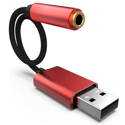 Sqrgreat USB - 3.5mmWbNI[fBIA_v^[ (bh)