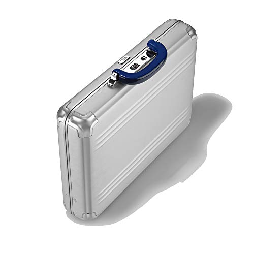 ZERO Halliburton Pursuit Aluminum Hardside Attaché (Silver, Medium Attaché)3