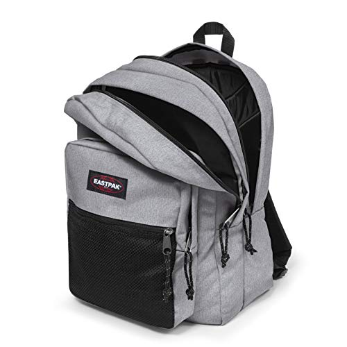 Image of EASTPAK Pinnacle - 38L Everyday Backpack with Dual Compartments, Organizer Front Pocket, Quilted Back Panel & Shaped Shoulder Straps, Sunday Grey