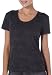 Calvin Klein Jeans Women's Burnout Short Sleeve Scoop Tee