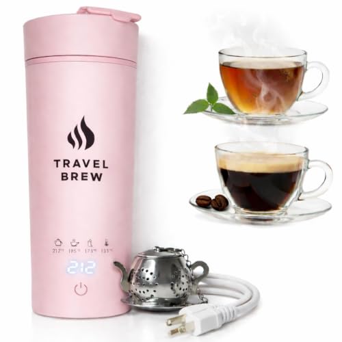 Travel Tea Kettle With Tea Infuser - 500ml with Auto Shut Off Protection