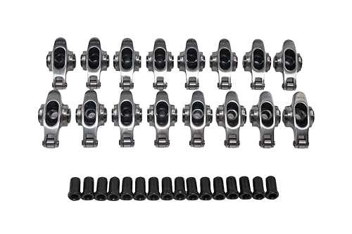 Pateyney Stainless Steel Roller Rocker Arm Set for Chevy BBC 454 396 427 1.72 Ratio 7/16'