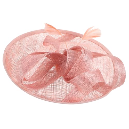 Pince à cheveux chic mariage femme en tissu rose légère et confortable